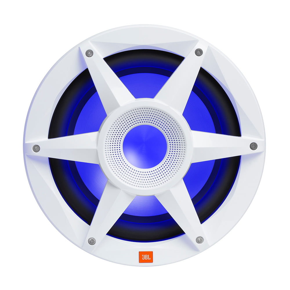 Suncoast Marine and Auto offers JBL 10" Marine RGB Passive Subwoofer - White Stadium Series [STADIUMMW1000AM]