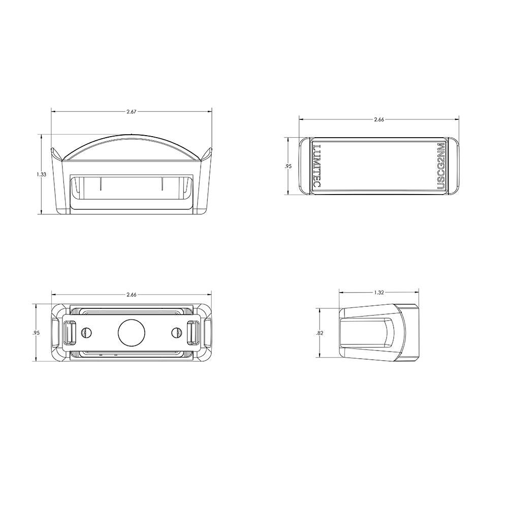 Suncoast Marine and Auto offers Lumitec Contour Series Inset Navigation Light - Starboard Green [101575]