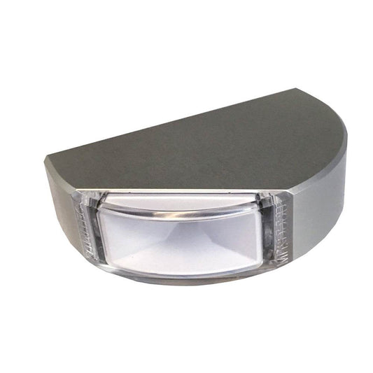 Suncoast Marine and Auto offers Lumitec Surface Mount Navigation Light - Classic Aluminum - Starboard Green [101578]