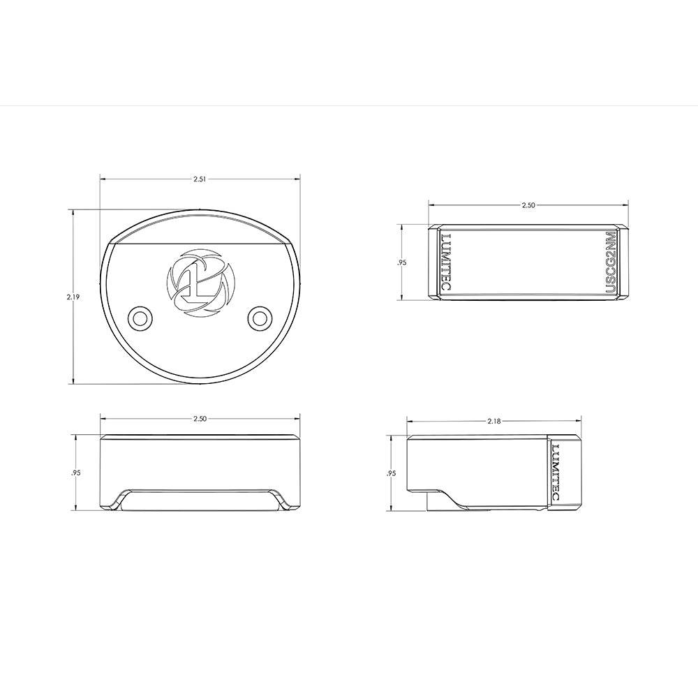 Suncoast Marine and Auto offers Lumitec Surface Mount Navigation Light - Composite - Port Red [101596]