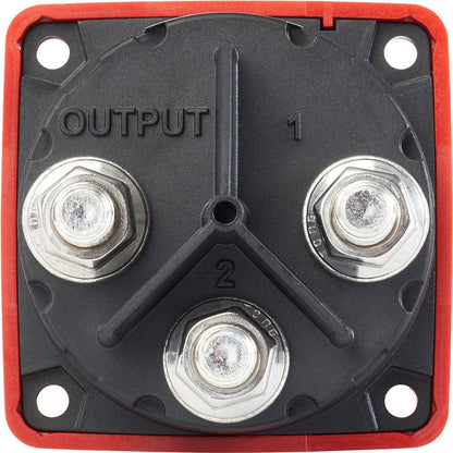 Suncoast Marine and Auto offers Blue Sea 6008 M-Series Battery Switch 3 Position - Red [6008]