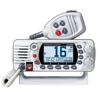 Suncoast Marine and Auto offers Standard Horizon GX1400G Fixed Mount VHF w/GPS - White [GX1400GW]