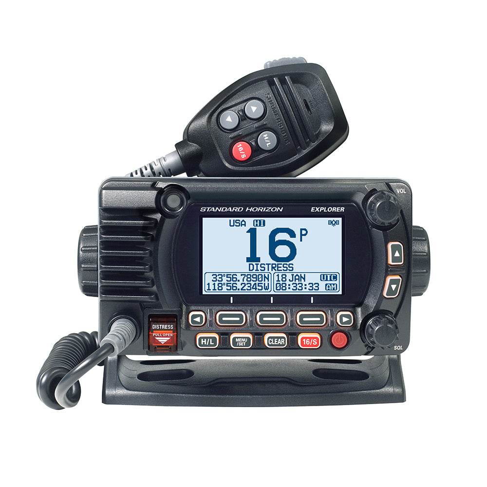 Suncoast Marine and Auto offers Standard Horizon GX1800G Fixed Mount VHF w/GPS - Black [GX1800GB]