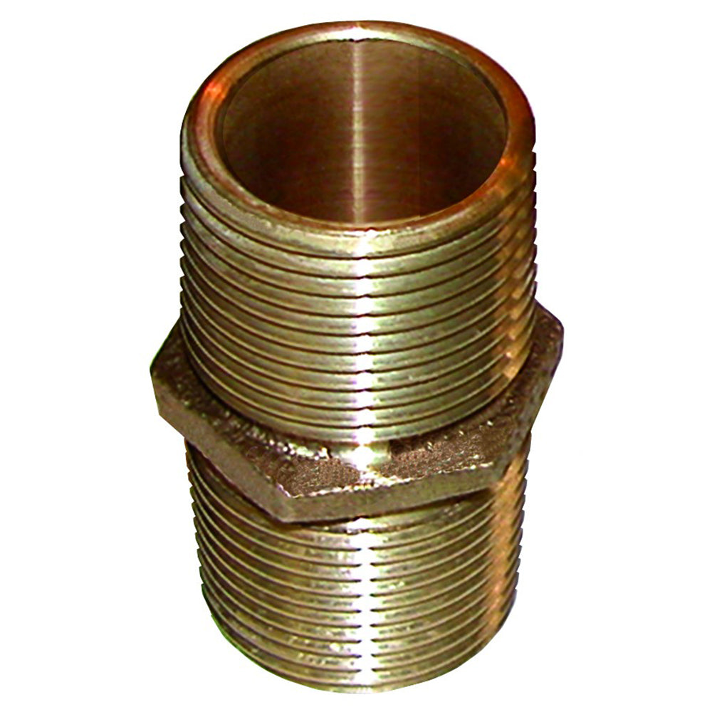 Suncoast Marine and Auto offers GROCO Bronze Pipe Nipple - 1/2" NPT [PN-500]