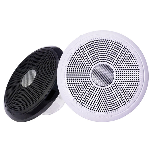 Suncoast Marine and Auto offers Fusion XS-F40CWB XS Series 4" 120 Watt Classic Marine Speakers - White Black Grill Options [010-02199-00]