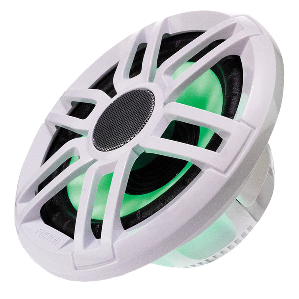 Suncoast Marine and Auto offers Fusion XS-FL65SPGW XS Series 6.5" - RGB 200 Watt Sports Marine Speakers - Grey White Grill Options [010-02196-20]