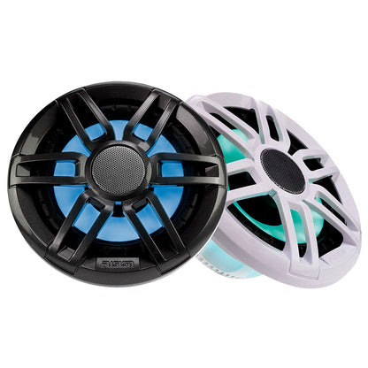 Suncoast Marine and Auto offers Fusion XS-FL65SPGW XS Series 6.5" - RGB 200 Watt Sports Marine Speakers - Grey White Grill Options [010-02196-20]