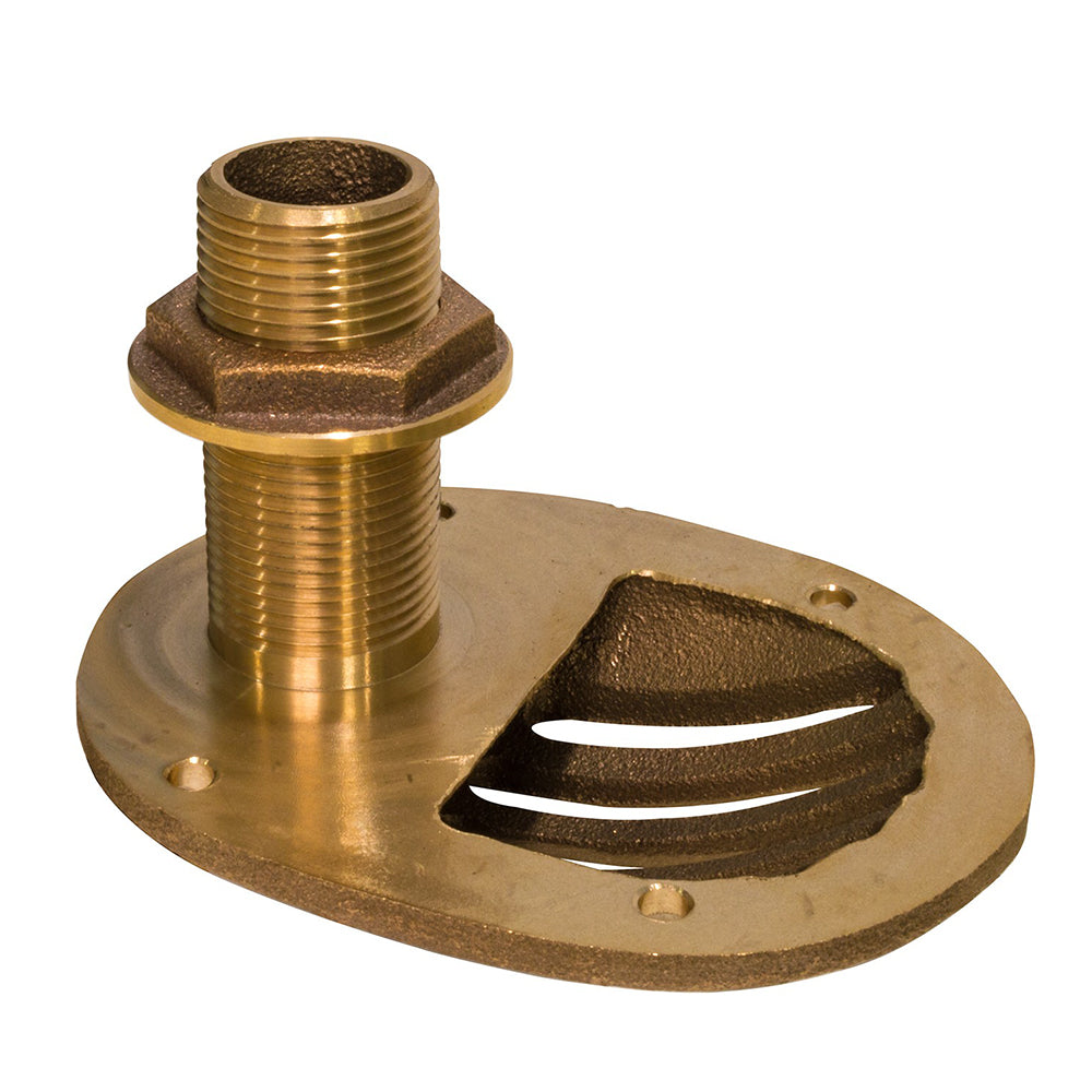 Suncoast Marine and Auto offers GROCO 1/2" Bronze Combo Scoop Thru-Hull w/Nut [STH-500-W]