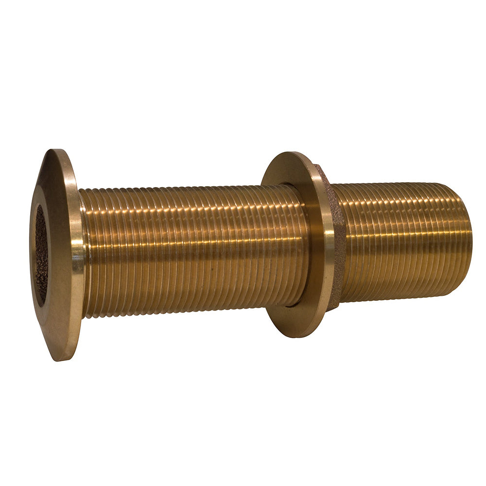 Suncoast Marine and Auto offers GROCO 3/4" Bronze Extra Long Thru-Hull Fitting w/Nut [THXL-750-W]