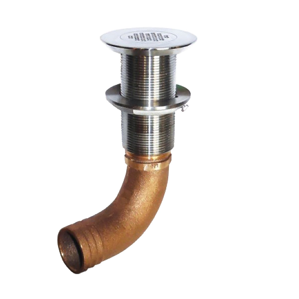 Suncoast Marine and Auto offers GROCO Deck Scupper 90 Degree 1-1/2" Hose Connection [SCUS-1590]