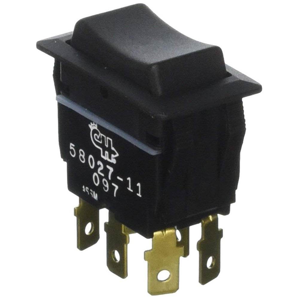 Suncoast Marine and Auto offers Cole Hersee Sealed Rocker Switch Non-Illuminated DPDT (On)-Off-(On) 6 Blade [58027-11-BP]