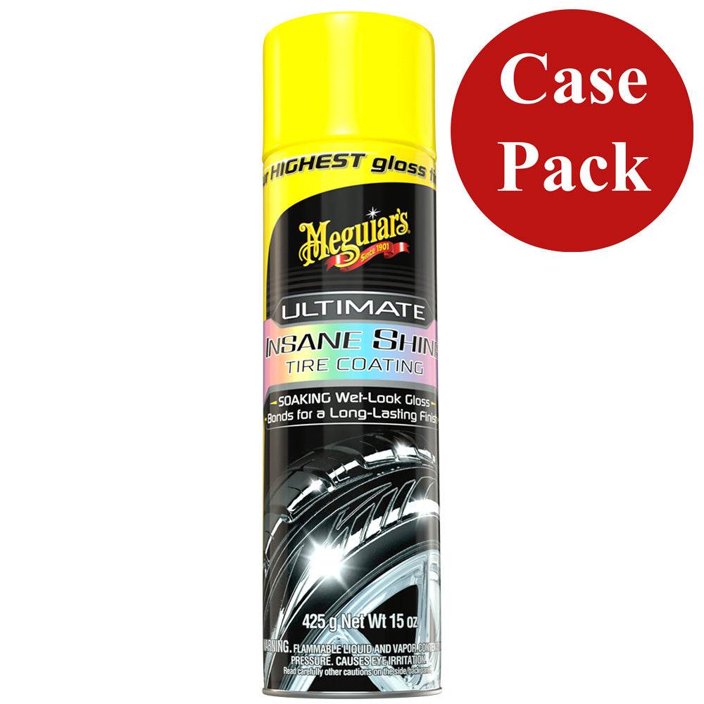 Suncoast Marine and Auto offers Meguiars Ultimate Insane Shine Tire Coating - 15oz. *Case of 6* [G190315CASE]