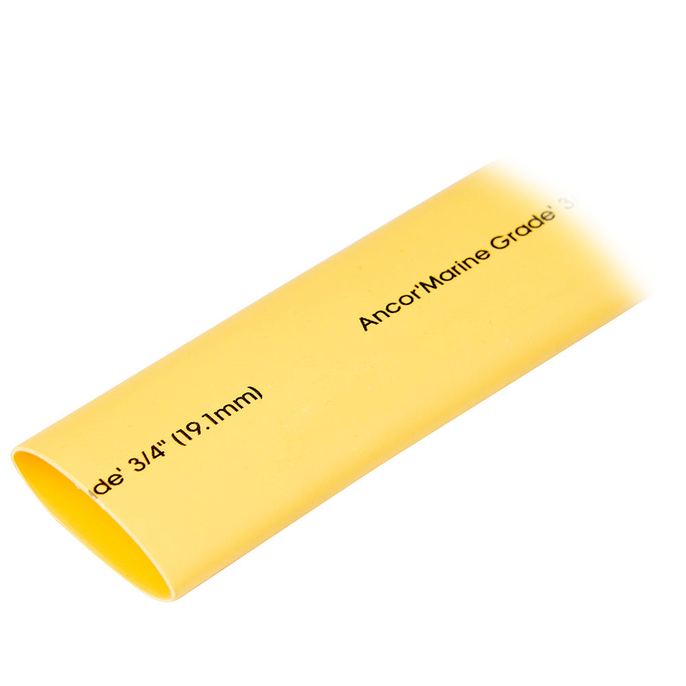 Suncoast Marine and Auto offers Ancor Heat Shrink Tubing 3/4" x 48" - Yellow - 1 Piece [306948]