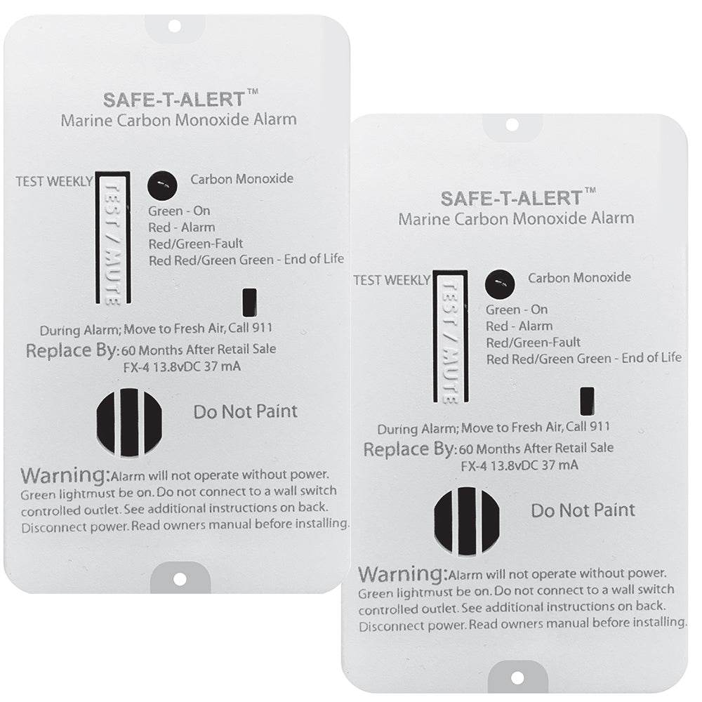 Suncoast Marine and Auto offers Safe-T-Alert FX-4 Carbon Monoxide Alarm - 2-Pack [FX-4MARINE2-PACK]