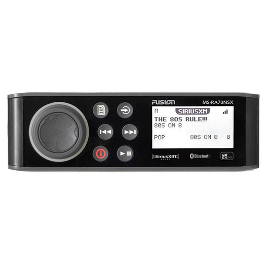 Suncoast Marine and Auto offers Fusion MS-RA70NSX Stereo w/BT/AM/FM/SiriusXM - 2 Zone [010-01516-30]