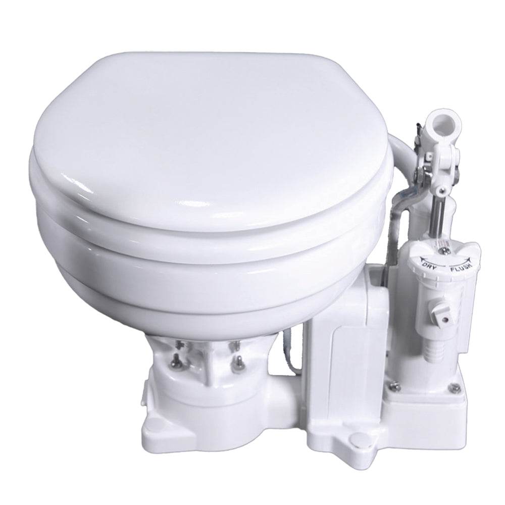 Suncoast Marine and Auto offers Raritan PH PowerFlush Electric/Manual Toilet - Marine Size - 12v - White [P101E12]