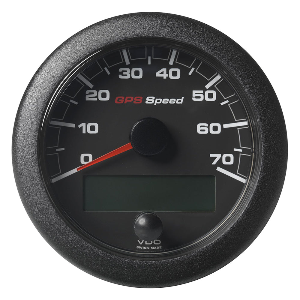 Suncoast Marine and Auto offers Veratron 3-3/8" (85mm) OceanLink GPS Speedometer - Black Dial Bezel (0-70 K/MPH/KMH) [A2C1351990001]