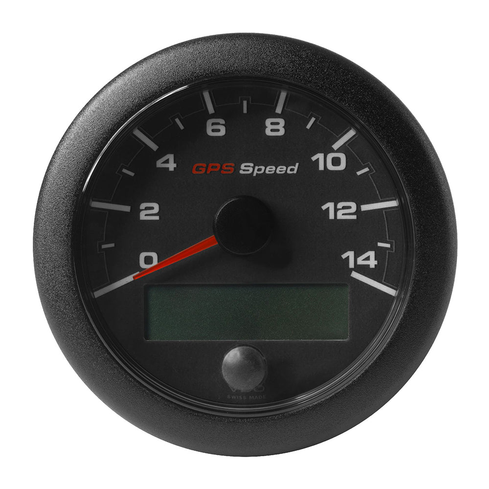 Suncoast Marine and Auto offers Veratron 3-3/8" (85mm) OceanLink GPS Speedometer - Black Dial Bezel (0-14 K/MPH/KMH) [A2C1351970001]