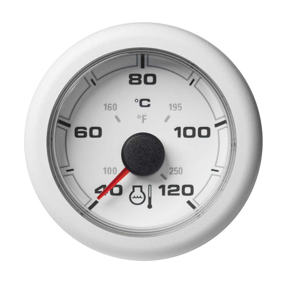 Suncoast Marine and Auto offers Veratron 52MM (2-1/16") OceanLink Coolant Temperature Gauge - 120C/250F - White Dial Bezel [A2C1065970001]