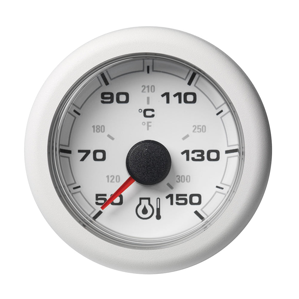 Suncoast Marine and Auto offers Veratron 52MM (2-1/16") OceanLink Engine Oil Temperature 150C/300F - White Dial Bezel [A2C1065860001]