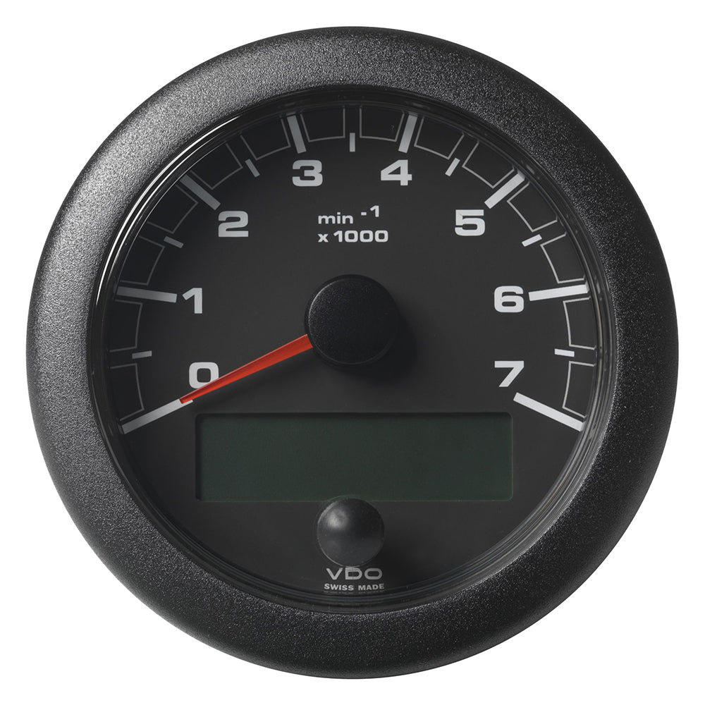 Suncoast Marine and Auto offers Veratron 3-3/8" (85MM) OceanLink NMEA 2000 Tachometer - 7000 RPM - Black Dial Bezel [A2C1065810001]