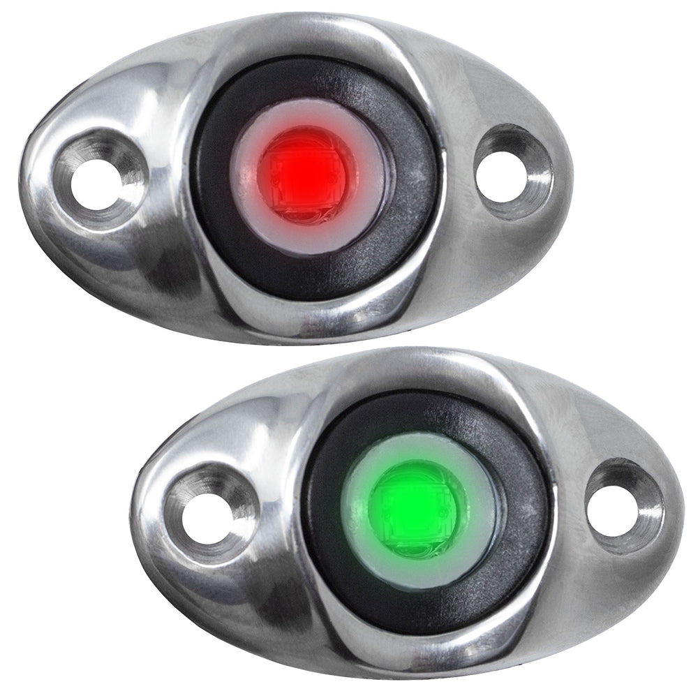 Suncoast Marine and Auto offers TACO Surface Mount LED Side Navigation Light Set - 1-3/4" [F38-6610D]