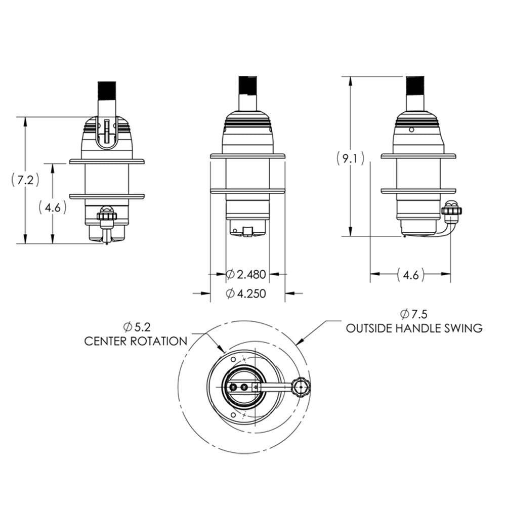 Suncoast Marine and Auto offers TACO Grand Slam 800 VHF Antenna Mount [GS-800-1]