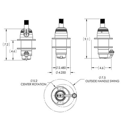 Suncoast Marine and Auto offers TACO Grand Slam 800 VHF Antenna Mount [GS-800-1]