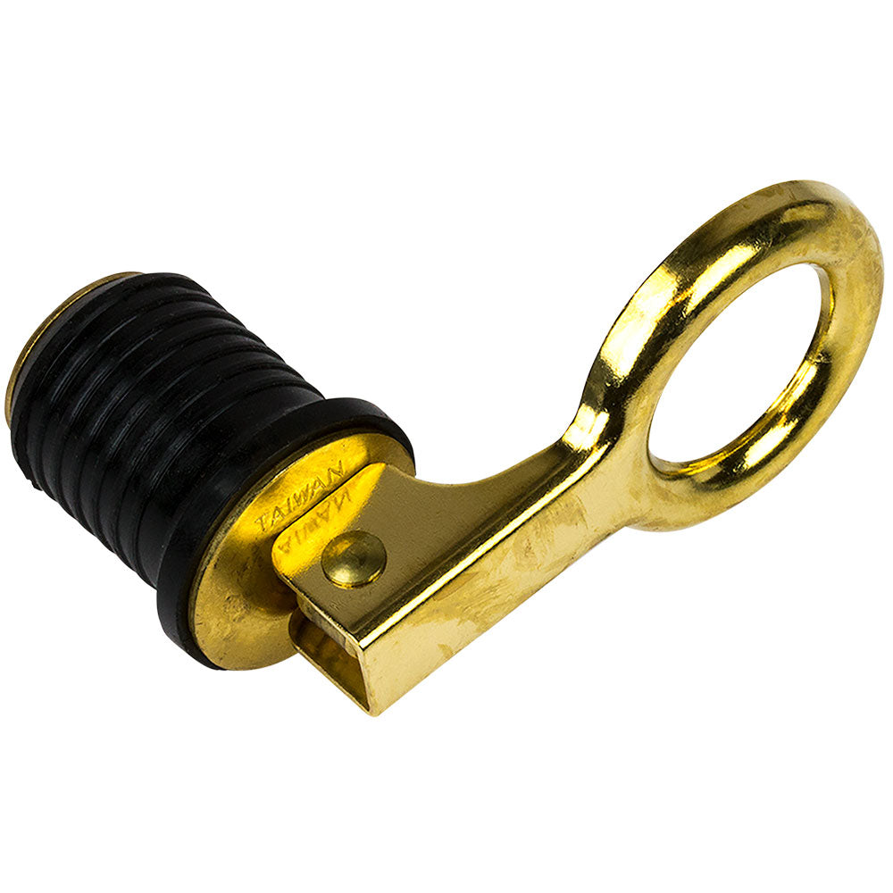 Suncoast Marine and Auto offers Sea-Dog Brass Snap Handle Drain Plug - 1" [520070-1]