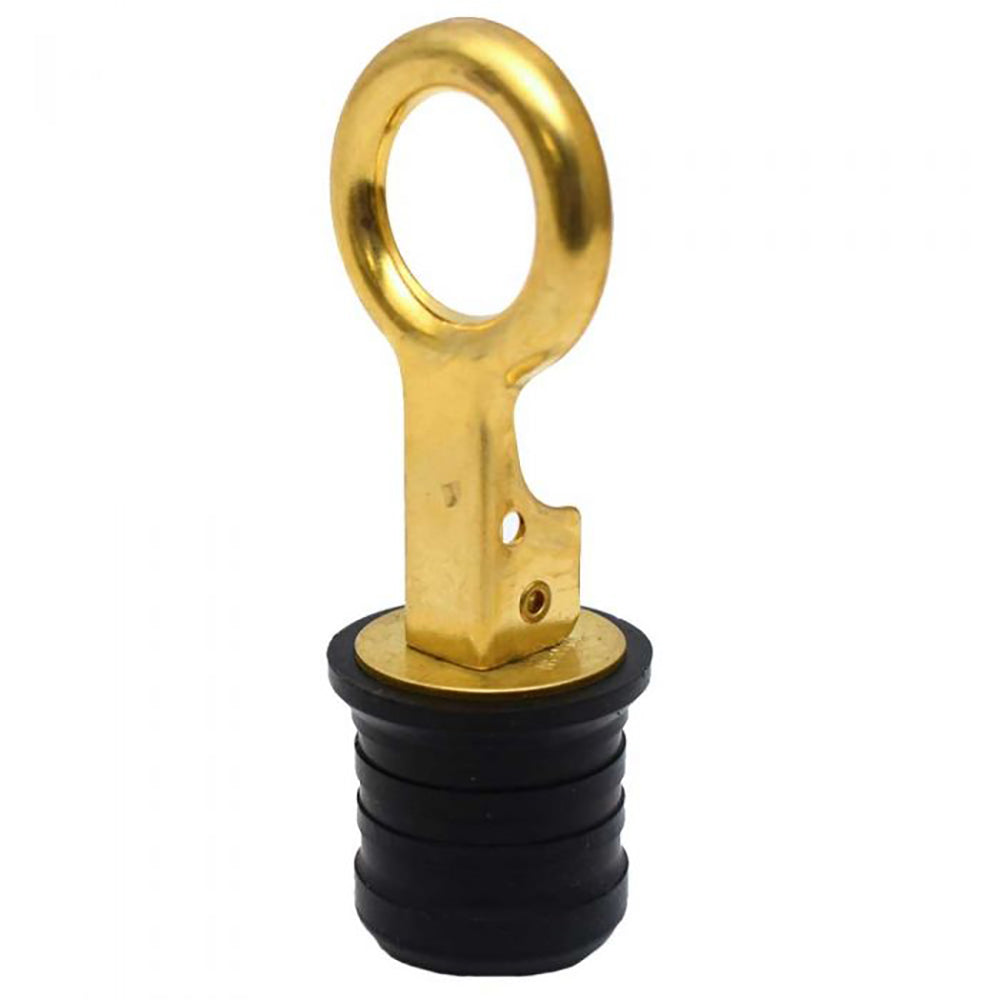 Suncoast Marine and Auto offers Sea-Dog Brass Snap Handle Drain Plug - 1-1/4" [520072-1]