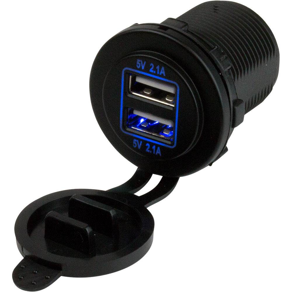 Suncoast Marine and Auto offers Sea-Dog Dual USB Power Socket [426515-1]