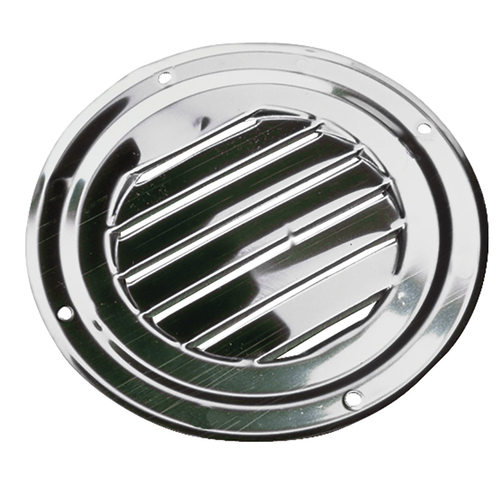 Suncoast Marine and Auto offers Sea-Dog Stainless Steel Round Louvered Vent - 4" [331424-1]