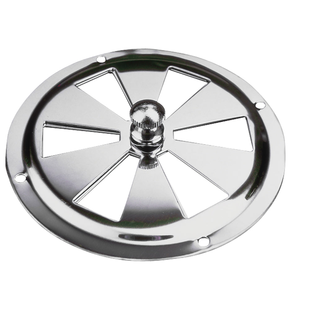 Suncoast Marine and Auto offers Sea-Dog Stainless Steel Butterfly Vent - Center Knob - 4" [331440-1]