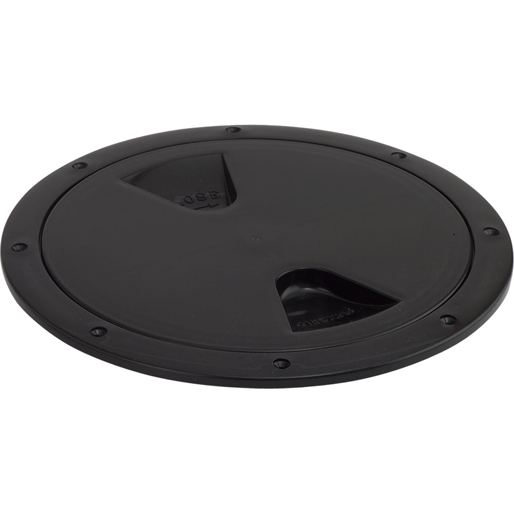 Suncoast Marine and Auto offers Sea-Dog Screw-Out Deck Plate - Black - 4" [335745-1]