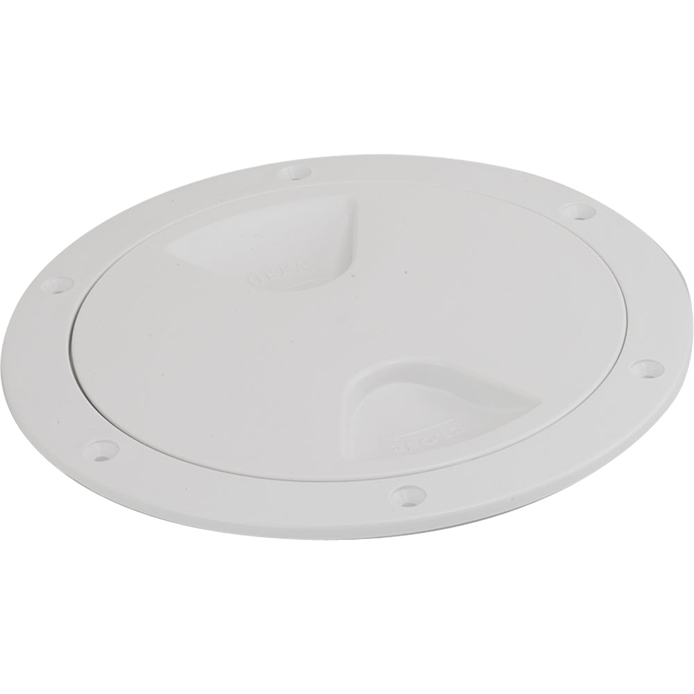 Suncoast Marine and Auto offers Sea-Dog Screw-Out Deck Plate - White - 6" [335760-1]