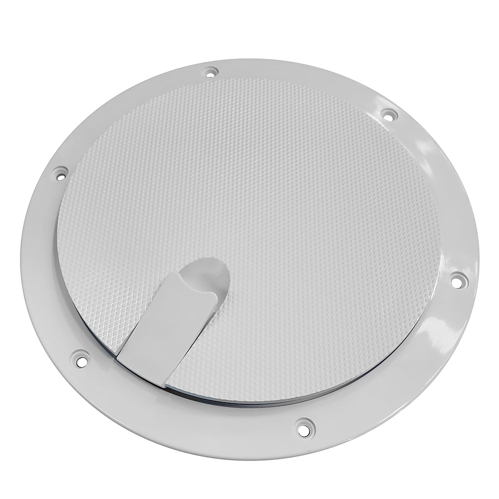 Suncoast Marine and Auto offers Sea-Dog Pop-Out Textured Deck Plate - White - 6" [336262-1]