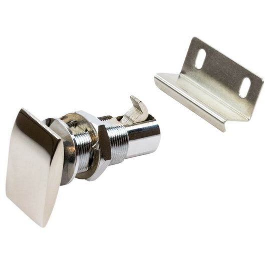 Suncoast Marine and Auto offers Sea-Dog Push Button Cabinet Latch - Rectangular [225420-1]