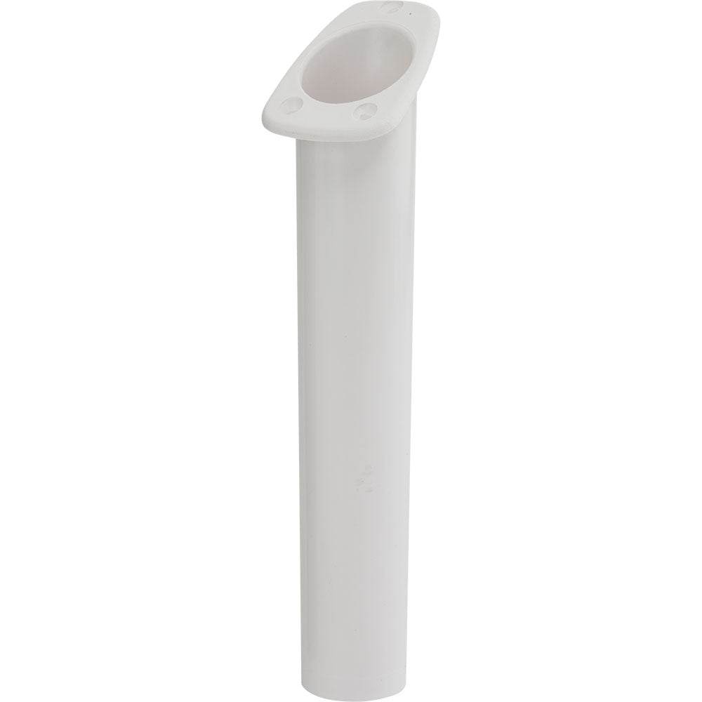 Suncoast Marine and Auto offers Sea-Dog Narrow Gunnel Flush Mount Rod Holder - White [325061-1]