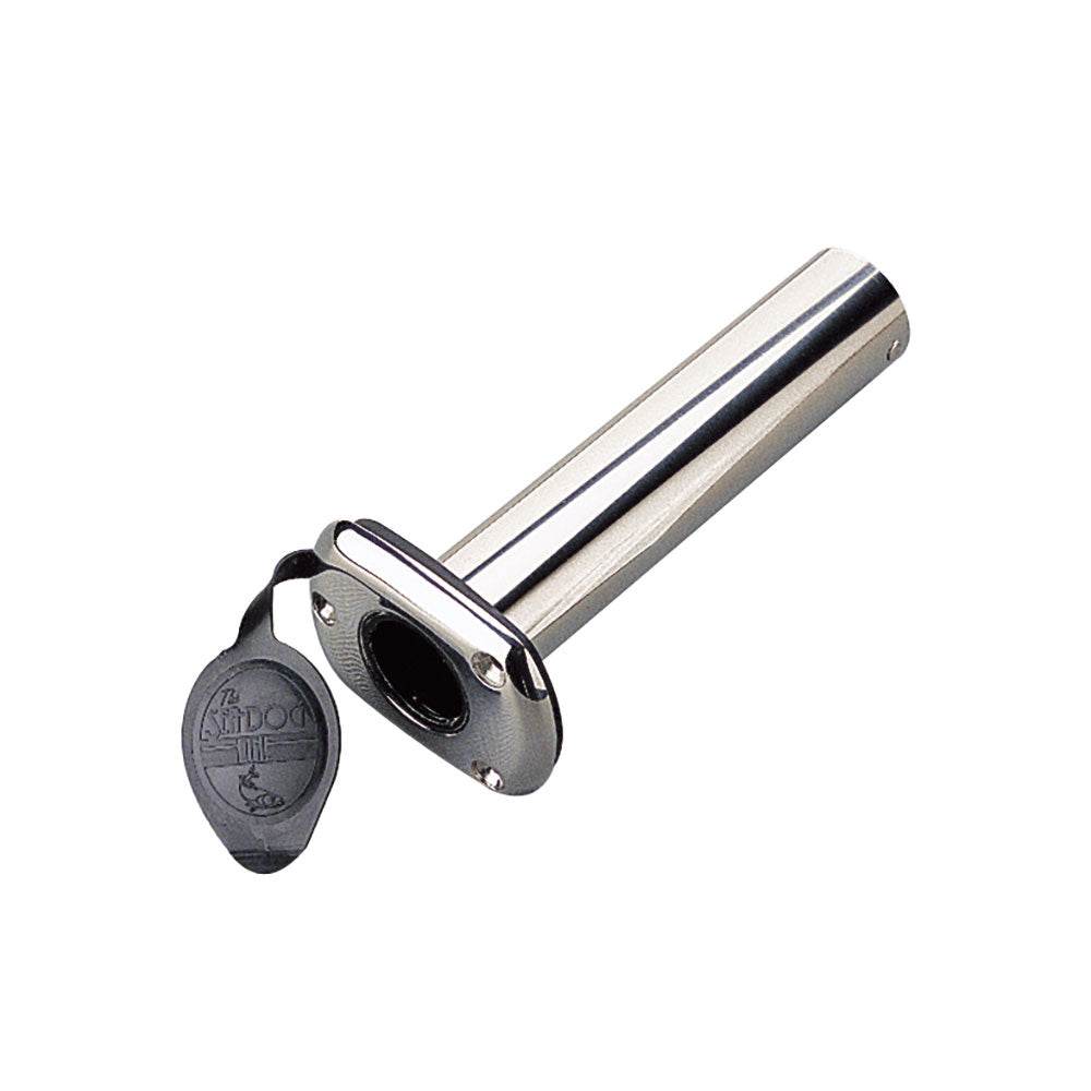 Suncoast Marine and Auto offers Sea-Dog Stainless Steel Flush Mount Rod Holder w/Cap - 90 [325233-1]