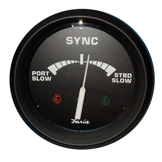 Suncoast Marine and Auto offers Faria 4" Gauge Engine Synchronizer f/Dual Engines Gas Diesel [32807]