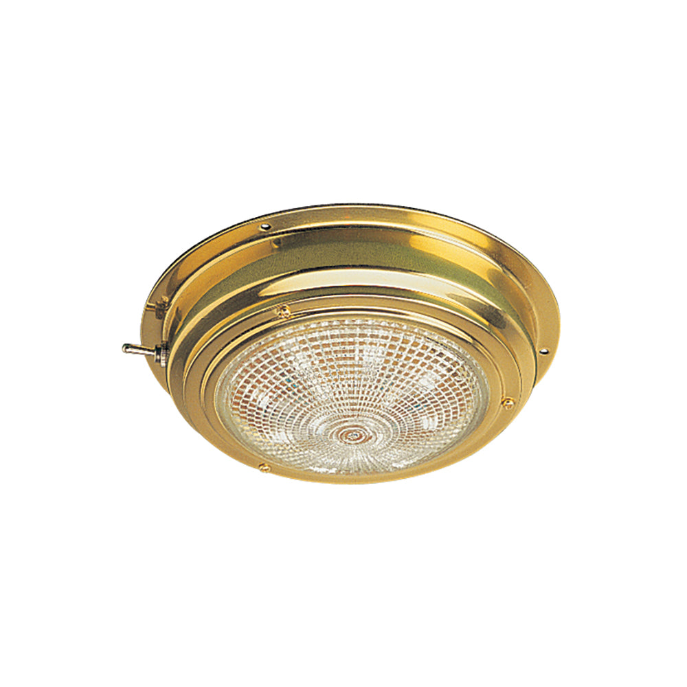 Suncoast Marine and Auto offers Sea-Dog Brass LED Dome Light - 4" Lens [400198-1]