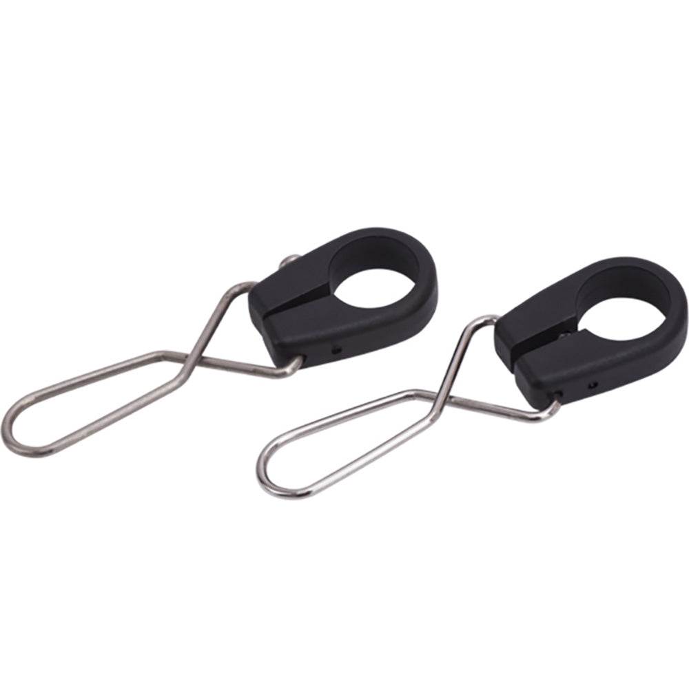 Suncoast Marine and Auto offers Sea-Dog Nylon Flagpole Pennant Mounts Stainless Clips - Pair [328197-1]