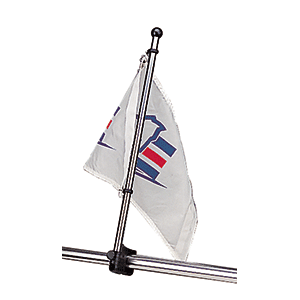 Suncoast Marine and Auto offers Sea-Dog Stainless Steel Rail Mount Flagpole - 17" [327122-1]