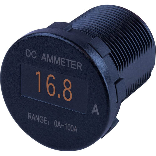 Suncoast Marine and Auto offers Sea-Dog Round OLED DC Amp Meter - 0 Amp-100 Amp [421620-1]