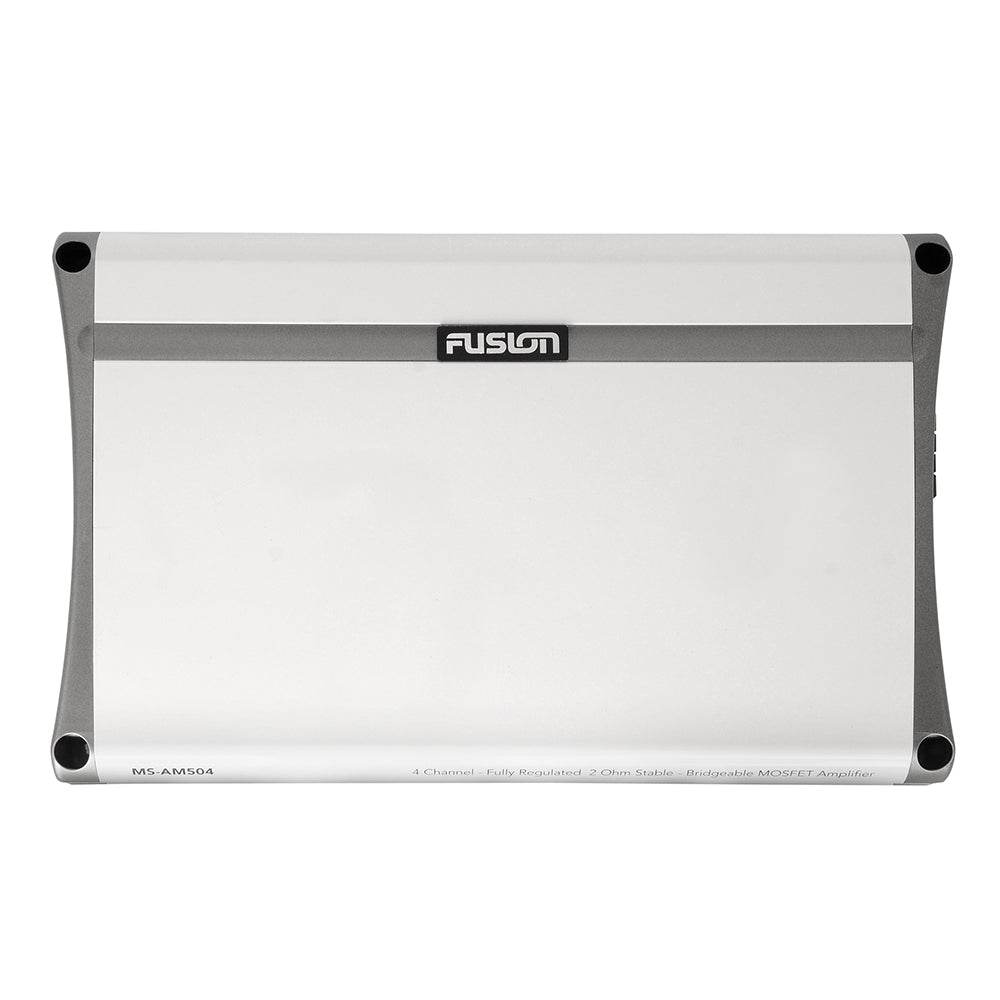 Suncoast Marine and Auto offers Fusion MS-AM504 4-Channel Marine Amplifier - 500W [010-01500-00]