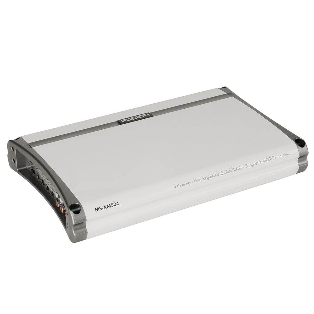 Suncoast Marine and Auto offers Fusion MS-AM504 4-Channel Marine Amplifier - 500W [010-01500-00]