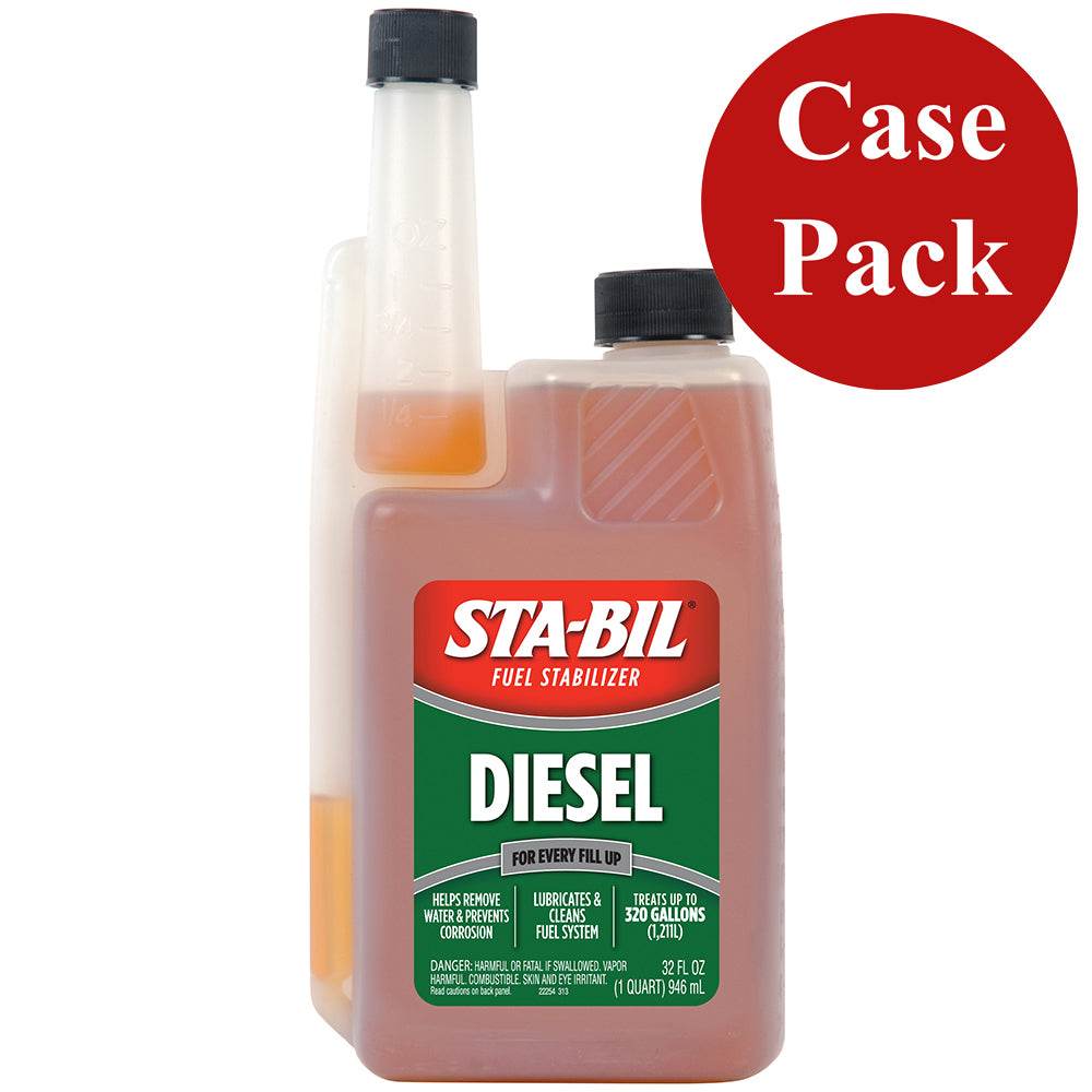 Suncoast Marine and Auto offers STA-BIL Diesel Formula Fuel Stabilizer Performance Improver - 32oz *Case of 4* [22254CASE]