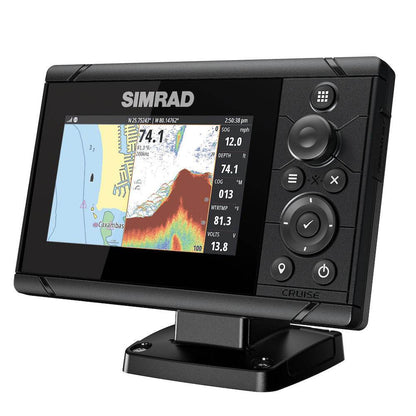 Suncoast Marine and Auto offers Simrad Cruise 5 US Coastal w/83/200 Transom Mount Transducer [000-14995-001]