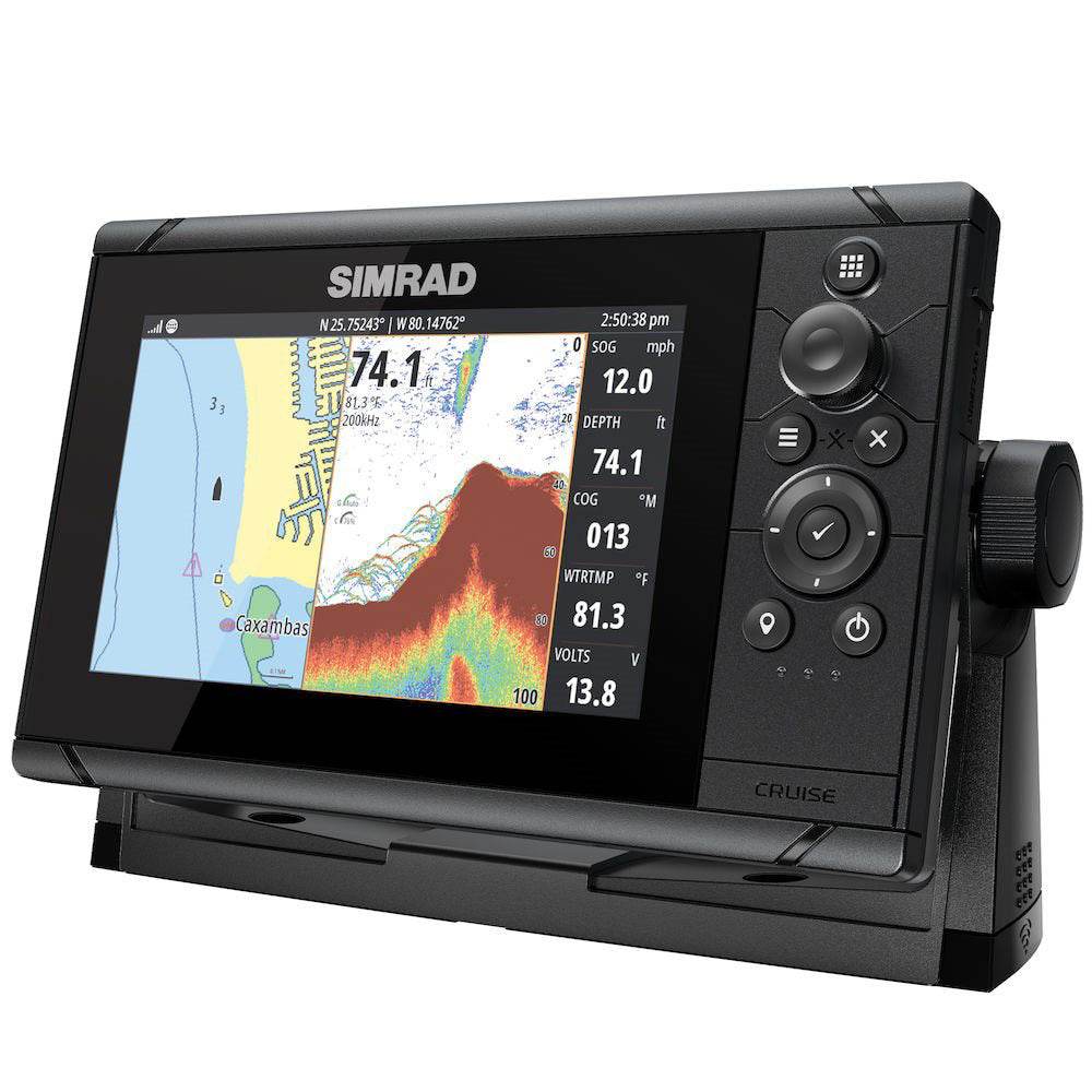 Suncoast Marine and Auto offers Simrad Cruise 7 US Coastal w/83/200 Transom Mount Transducer [000-14996-001]