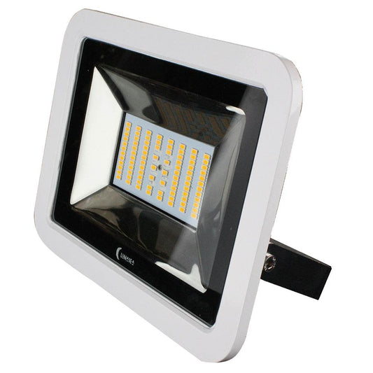 Suncoast Marine and Auto offers Lunasea 35W Slimline LED Floodlight, 120/240VAC Only, Cool White, 4500 Lumens, 3 Cord - White Housing [LLB-36MN-41-00]